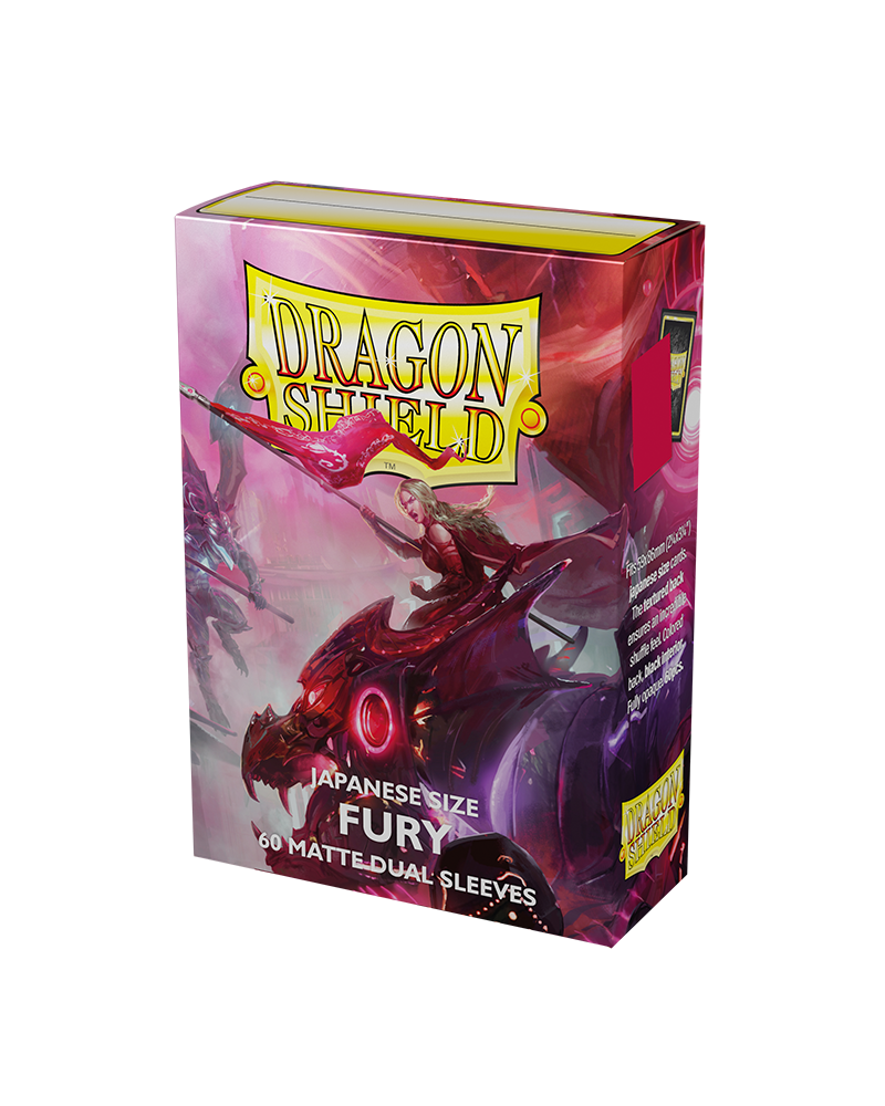 Dragon Shield - Japanese - Matte Dual - Fury 60 pcs