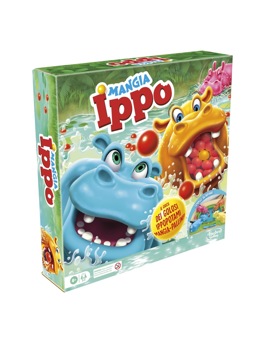 Hasbro - Mangia Ippo Refresh - Gioco da Tavolo - Ita