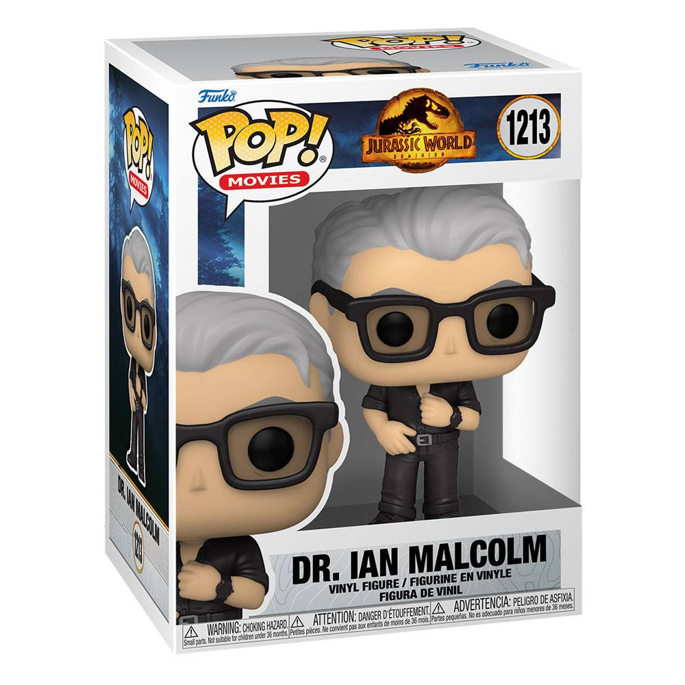 Jurassic World 3 POP! Movies Vinyl Figure Dr Ian Malcolm 9 cm