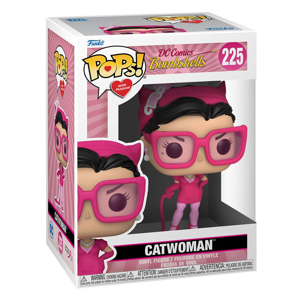 Funko - DC Comics POP! Heroes Vinyl Figure BC Awareness - Bombshell Catwoman 9 cm