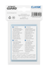 Ultimate Guard - Classic Soft Sleeves - Japanese Size - Transparent - 100 pcs