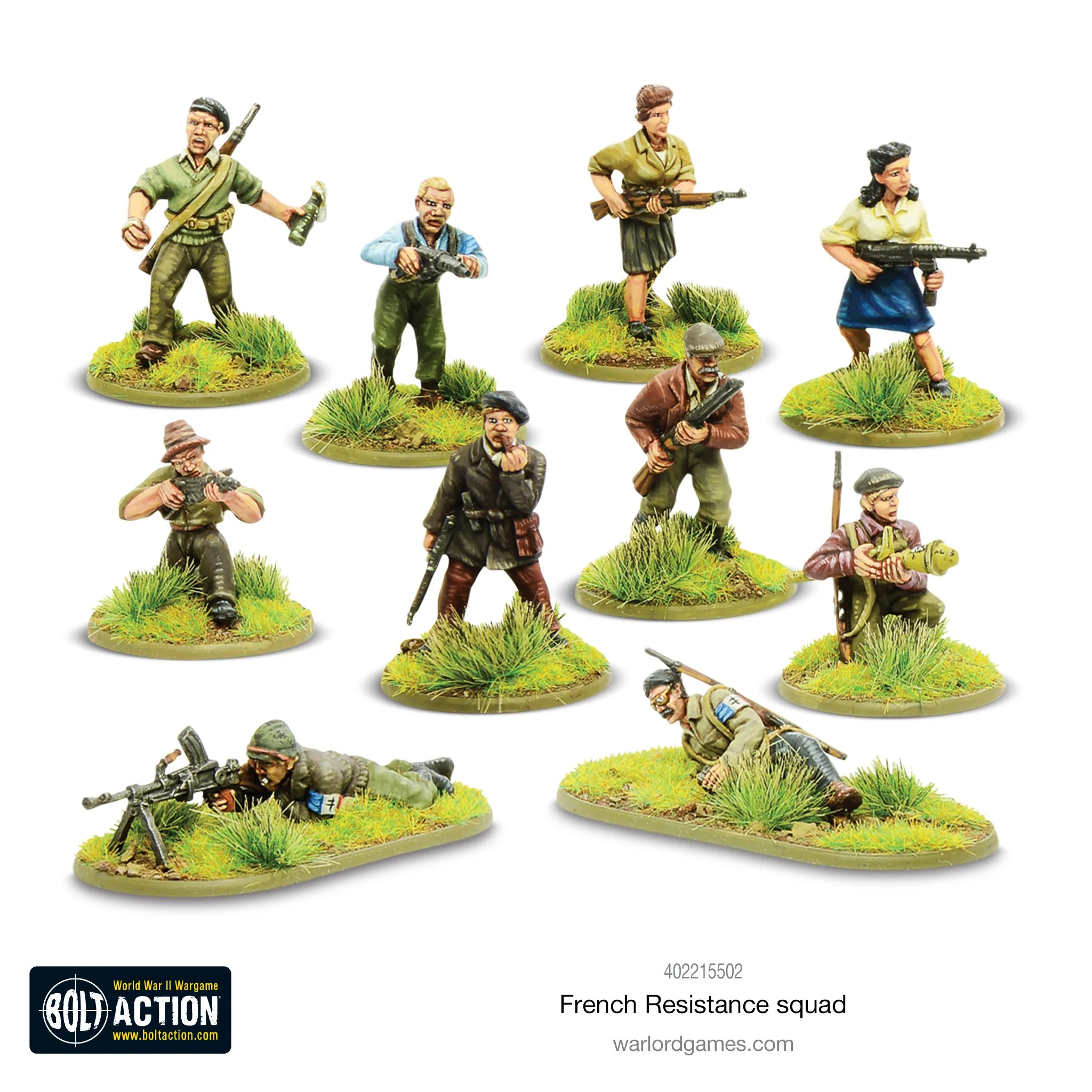 Warlord Games - Bolt Action - French Resistance Squad