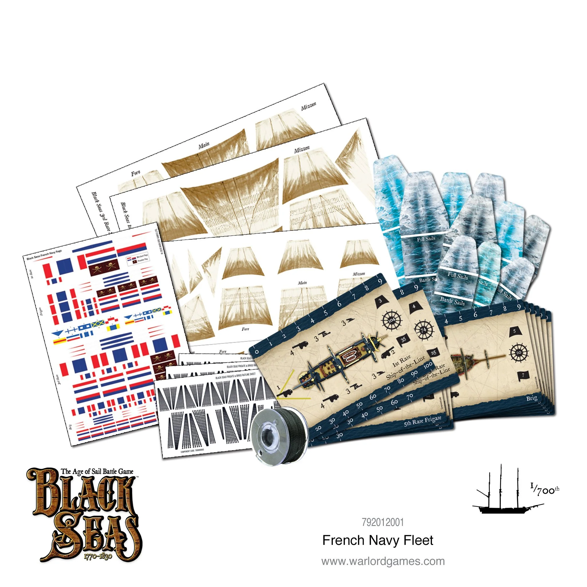 Warlord Games - Black Seas - French Navy Fleet (1770 - 1830)