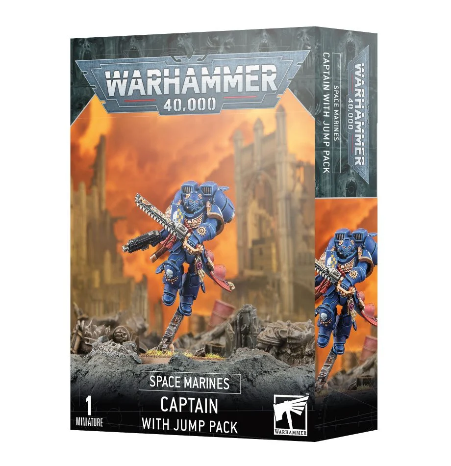 Warhammer 40000 - Space Marines - Captain with Jump Pack
