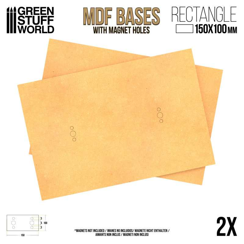 Basi MDF - Rettangolari 100x150mm