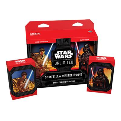 Star Wars Unlimited - Scintilla di Ribellione - Starter Set 2 Giocatori 6pcs - ENG