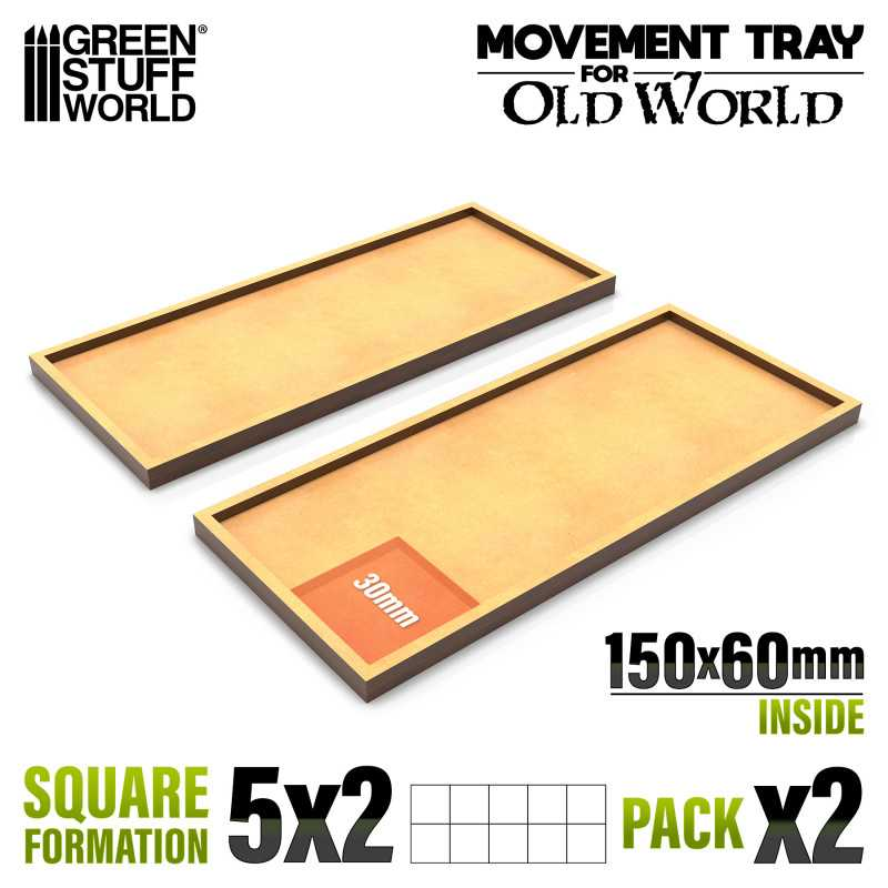 Vassoi di Movimento MDF 150x60mm