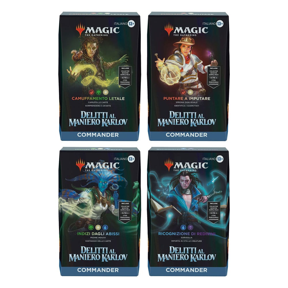 Magic The Gathering - Murders At Karlov Manor - Commander Deck 4 pcs - IT