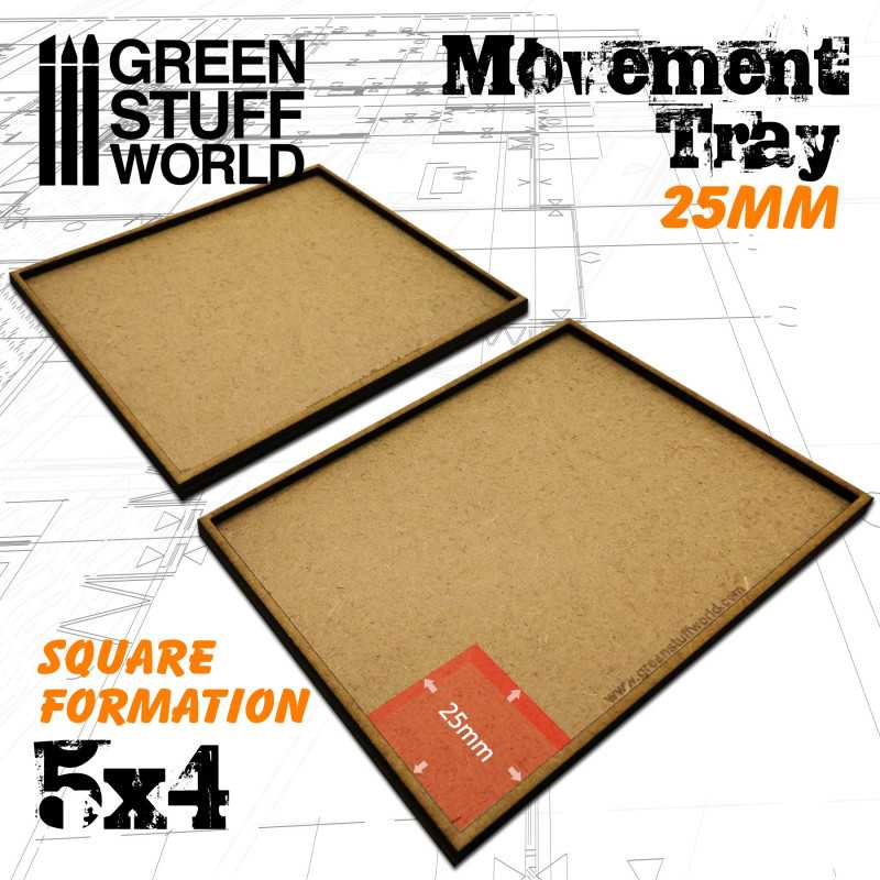 Vassoi di Movimento MDF 125x100mm