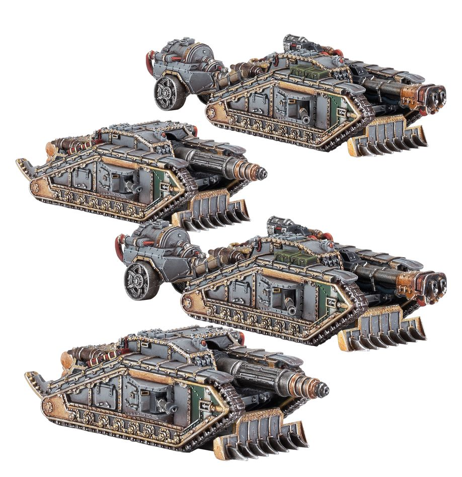 The Horus Heresy - Legions Imperialis - Malcador Infernus And Valdor Tank Destroyers