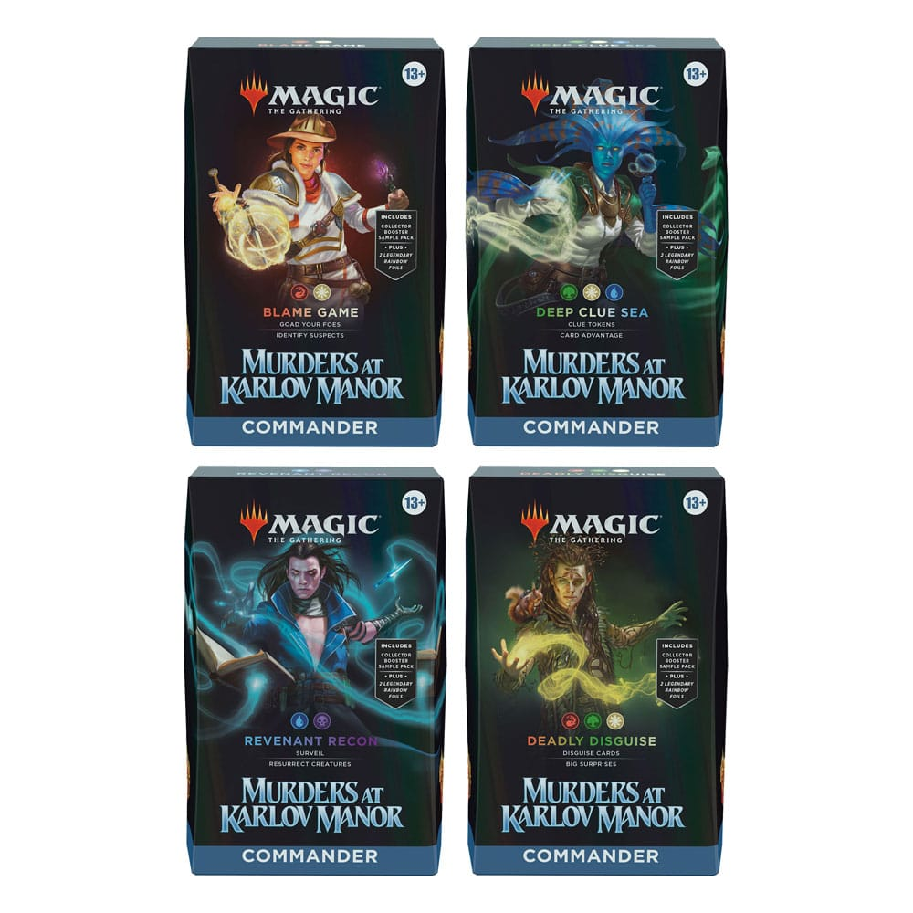 Magic The Gathering - Murders At Karlov Manor - Commander Deck 4pcs - ENG