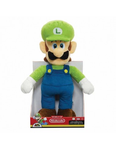 Jakks Pacific - Nintendo - Super Mario Jumbo Peluche Luigi 50 cm