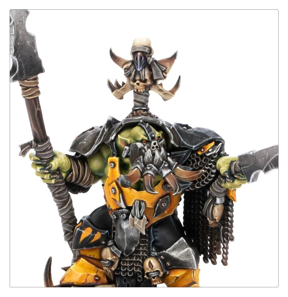 Ardboy Big Boss Orruk Warclans – Kit Plastique Age Of Sigmar – Base 40 Mm – À Monter Et Peindre