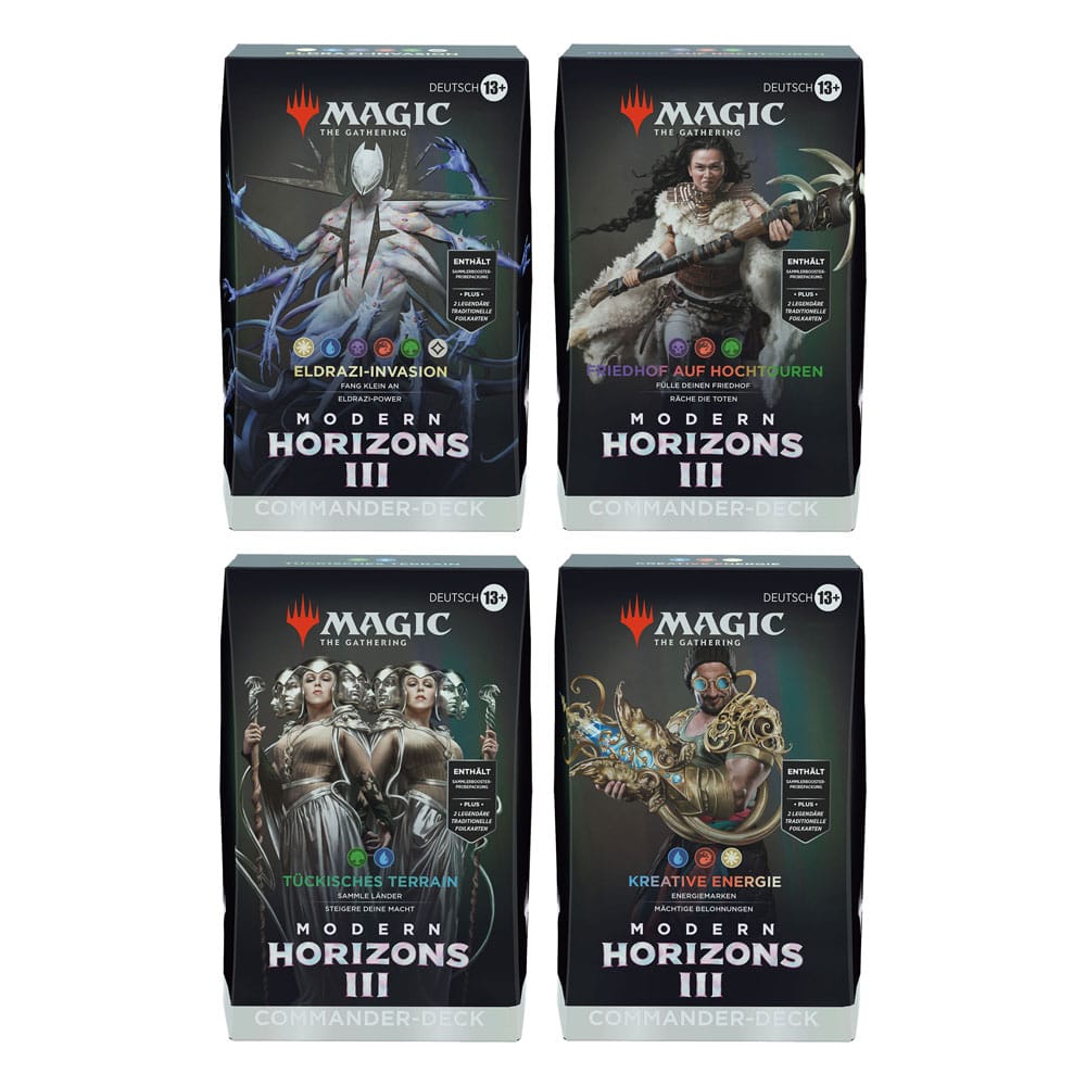 Magic The Gathering - Modern Horizons 3 - Commander - 4 Deck - DE