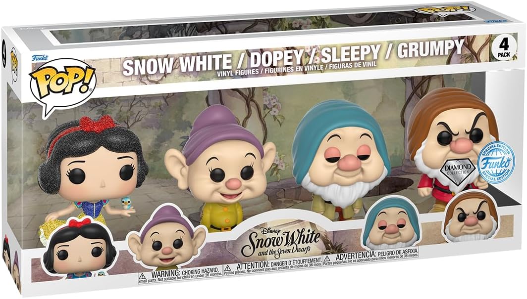 Funko - POP Disney: Snow White- 4 Pack