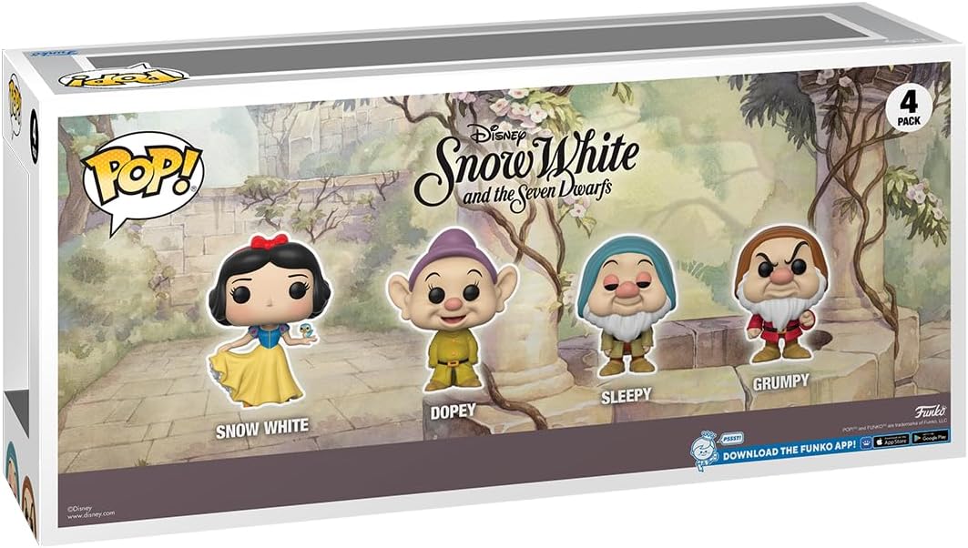 Funko - POP Disney: Snow White- 4 Pack