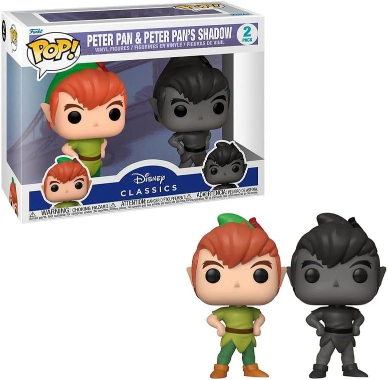 Funko - Disney Peter Pan POP! Vinyl Figures 2-Pack Peter Pan w/Shadow 9 cm