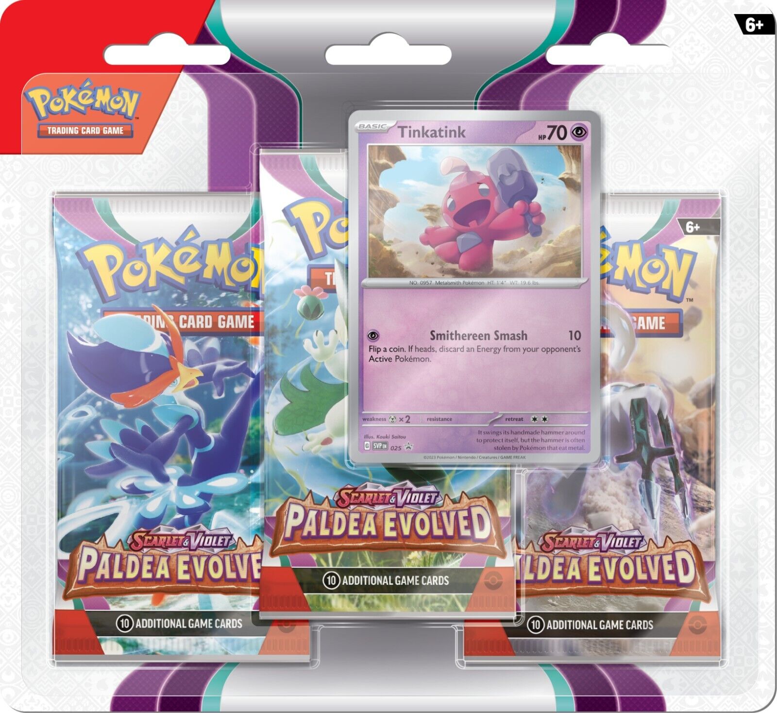Pokemon - Evoluzione Paldea - 3  Booster Blister - Eng