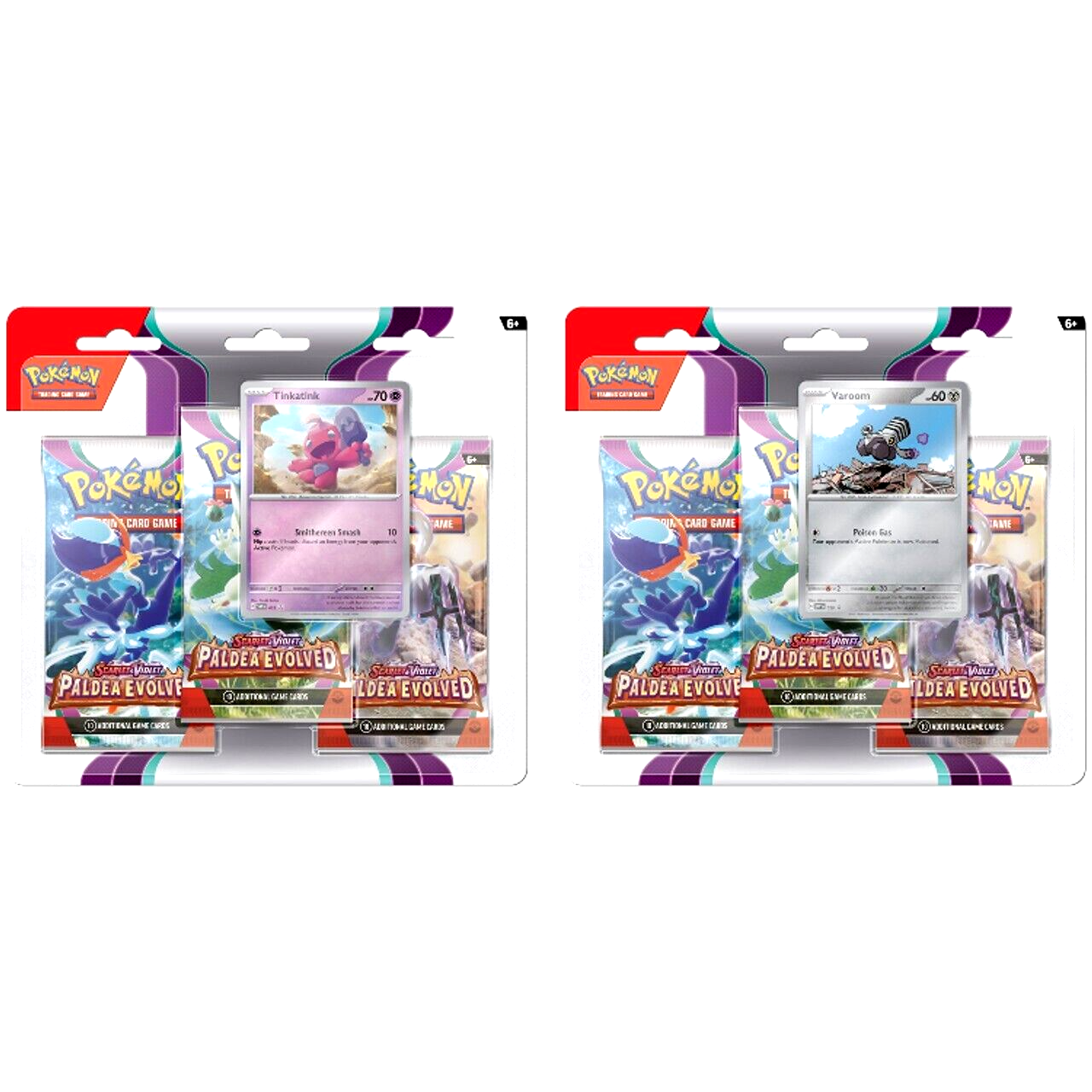 Pokemon - Evoluzione Paldea - 3  Booster Blister - Eng