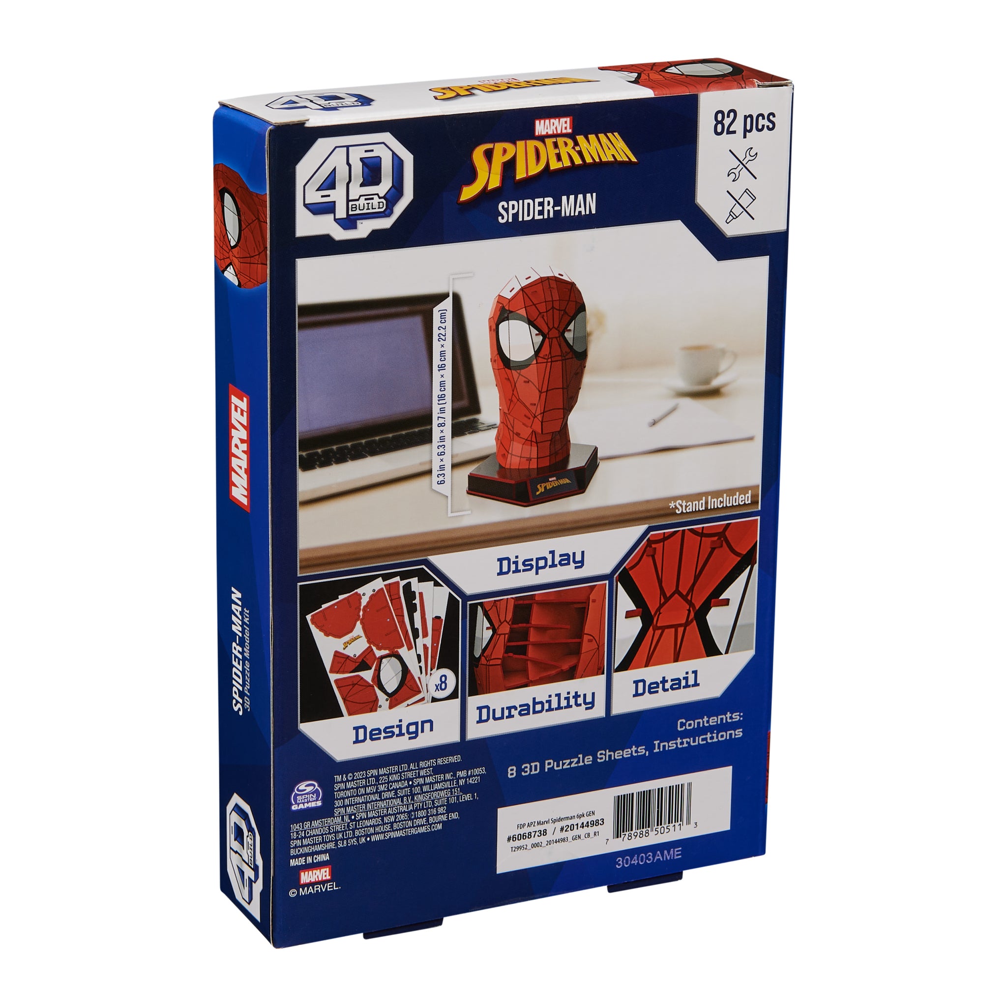 PUZZLE 4D - Marvel Maschera di Spiderman