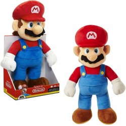 Jakks Pacific - Nintendo -  Super Mario Jumbo Peluche Mario 50 cm