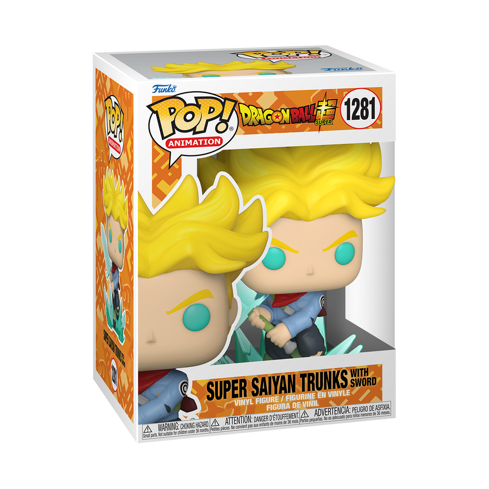Funko - Animation POP! DBS- SS Trunks w/ Sword Vinyl Figure 9 cm