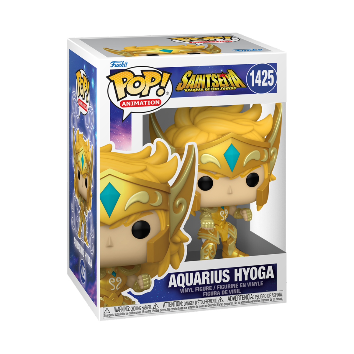 Animation POP! Saint Seiya Vinyl Figure Gold Aquarius Hyoga 9 cm