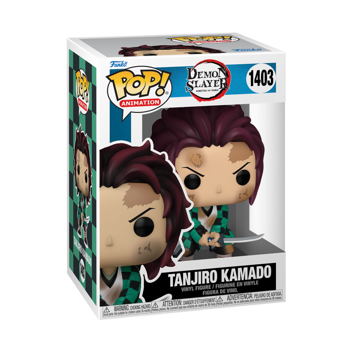 Funko - Animation POP! Demon Slayer Vinyl Figure Tanjiro (Training) 9 cm