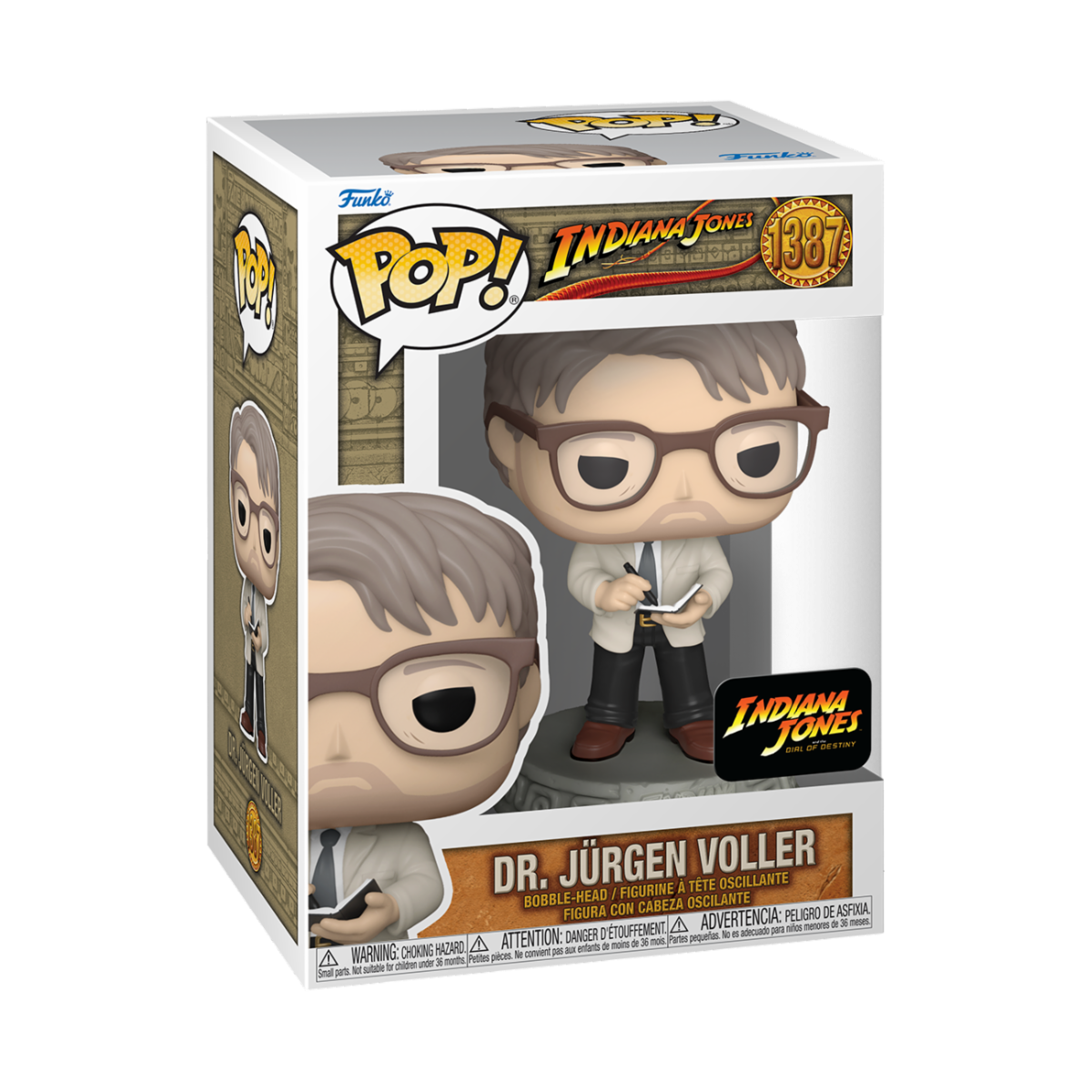 Indiana Jones and the Dial of Destiny POP! Movie Vinyl Figure Dr. Jurgen Voller 9 cm