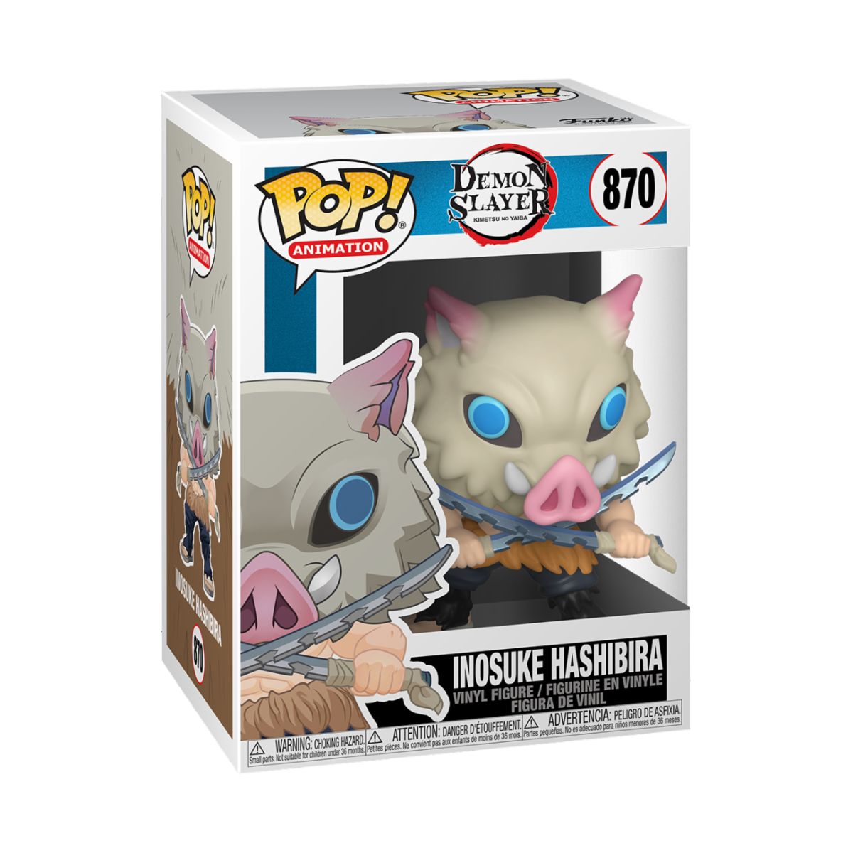 Demon Slayer POP! Animation Vinyl Figure Inosuke Hashibira 9cm