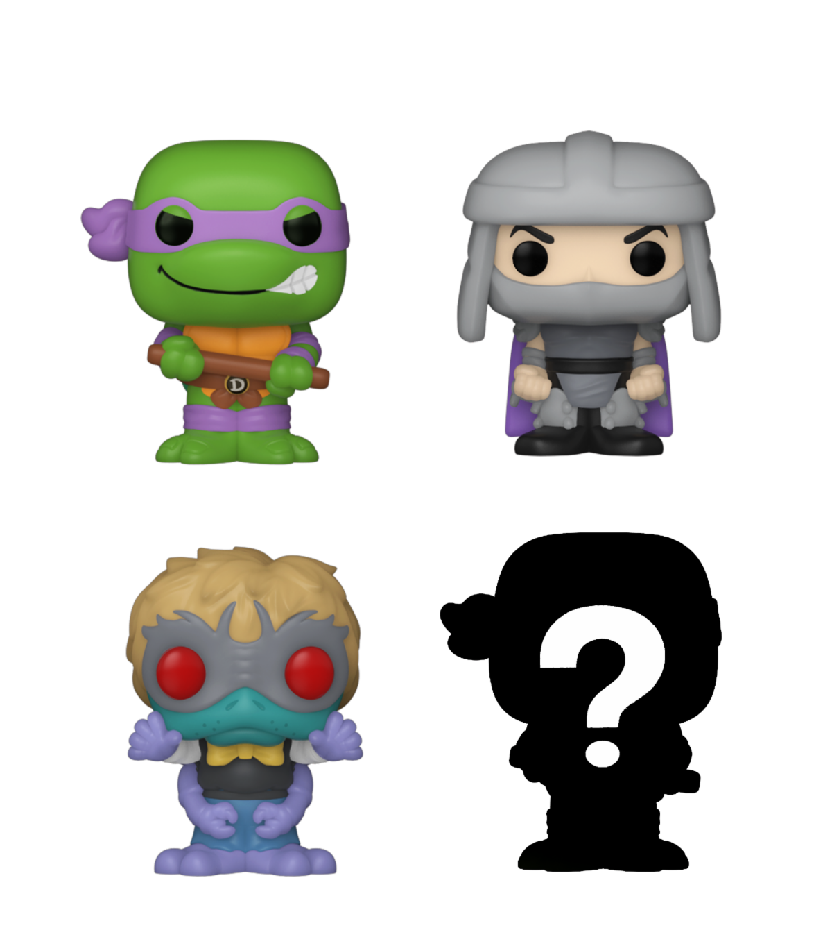 Teenage Mutant Ninja Turtles Bitty POP! Vinyl Figure 4-Pack Donatello 2,5 cm