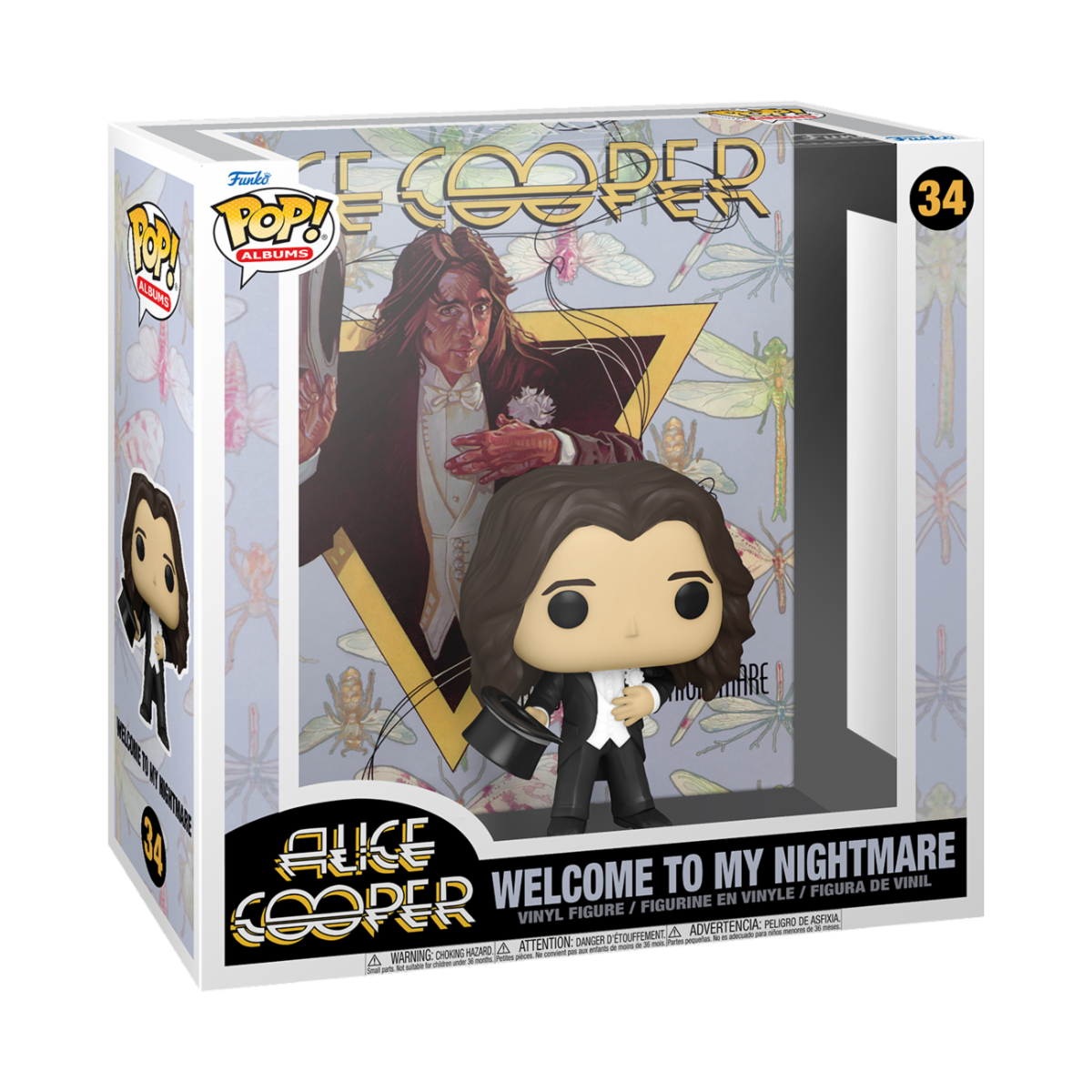 Alice Cooper POP! Albums Vinyl Figure Welcome to My Nightmare 9 cm