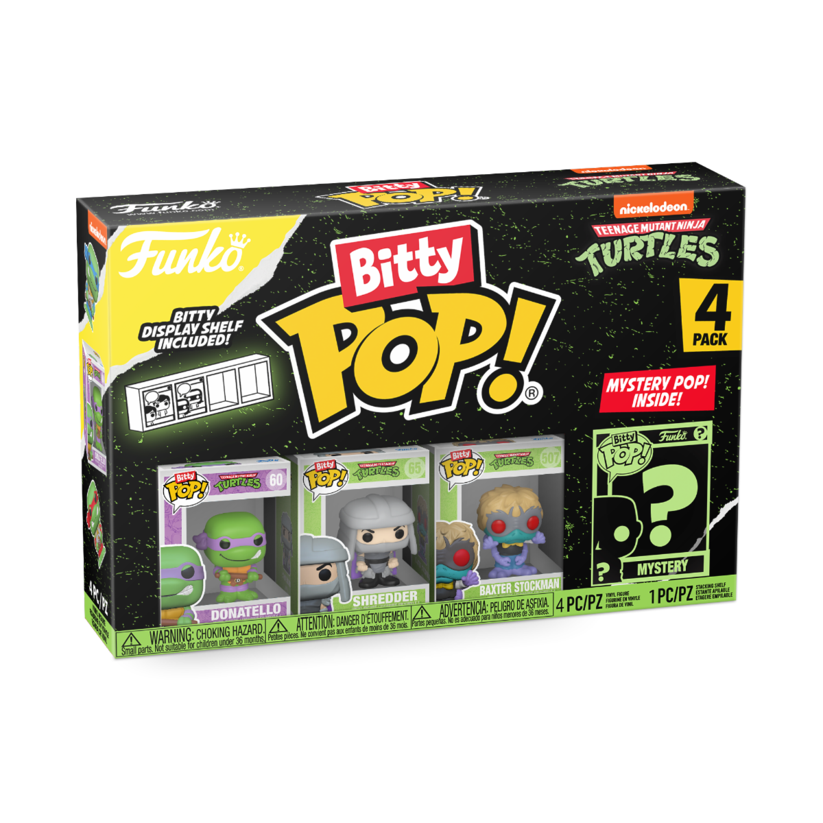 Teenage Mutant Ninja Turtles Bitty POP! Vinyl Figure 4-Pack Donatello 2,5 cm