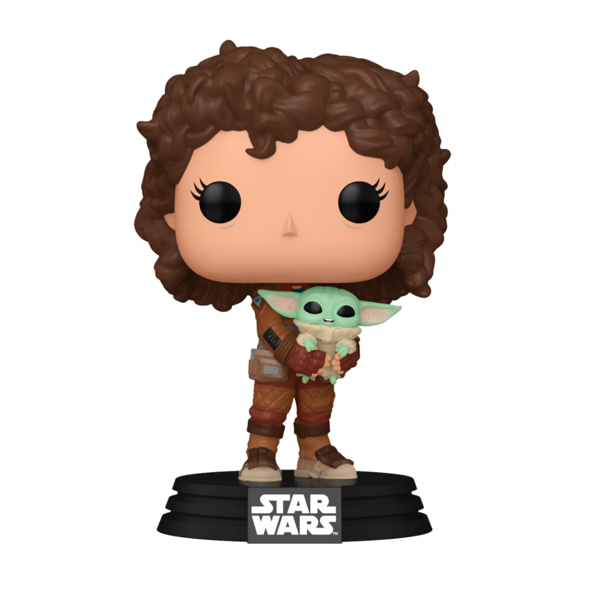 Star Wars POP! Star Wars: The Mandalorian S3 Vinyl Figure Peli Motto with Grogu