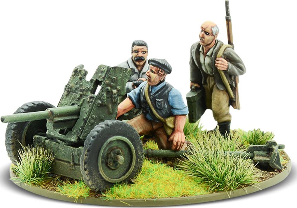 Bolt Action - French Resistance light anti-tank gun