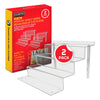Evoretro - Acrylic Shelf Riser 2-Pack RS6