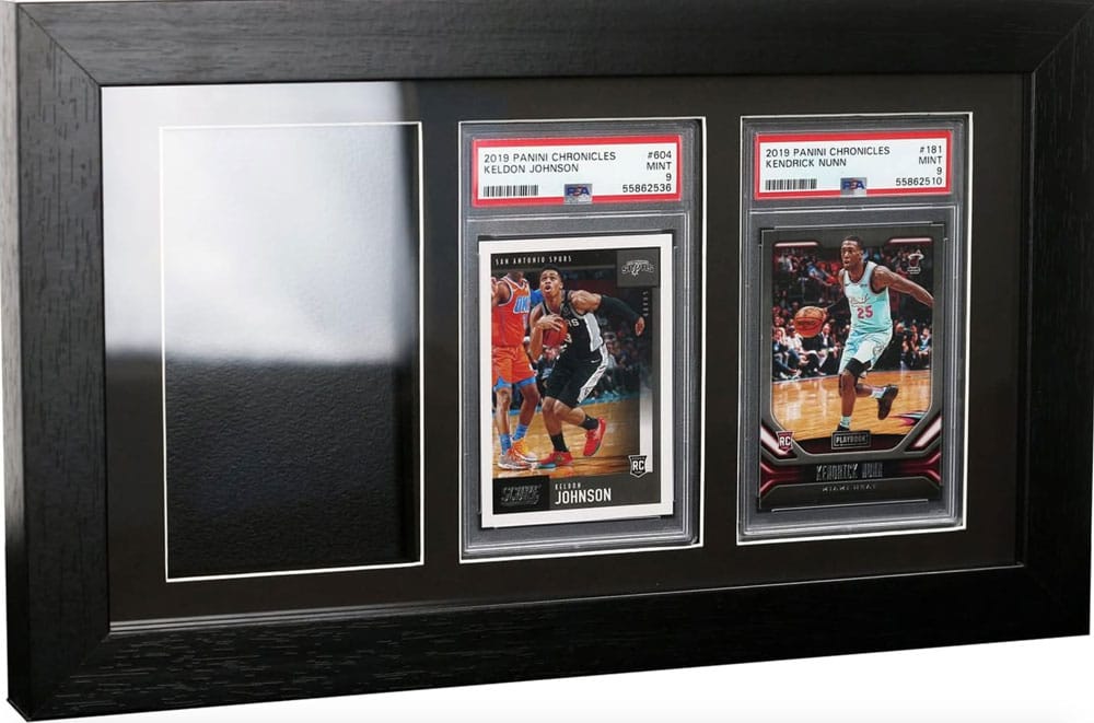 Evoretro - Graded Card Display Frame for 3 PSA Graded Cards