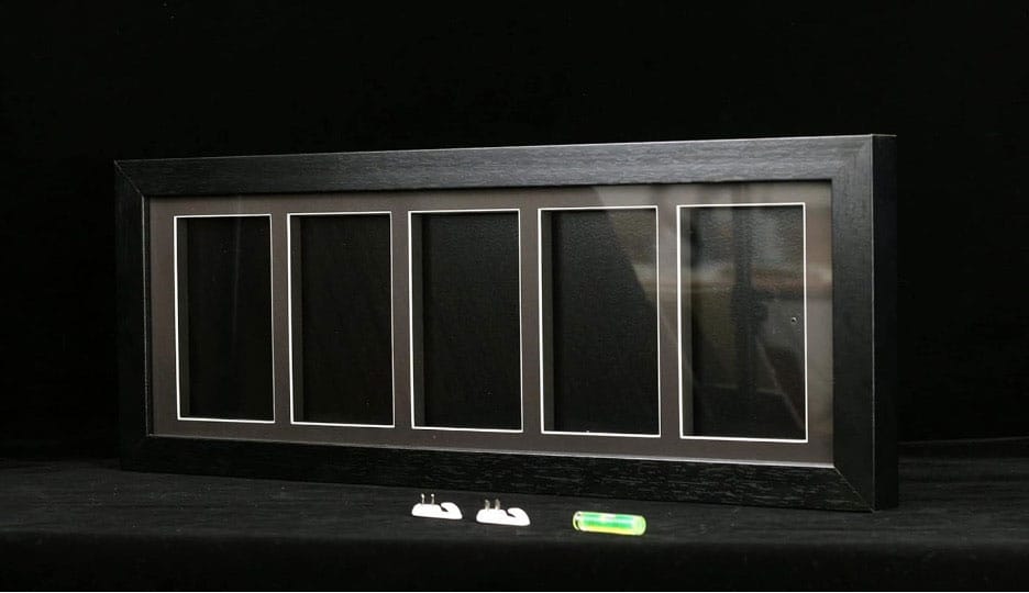 Evoretro - Graded Card Display Frame for 5 PSA Graded Cards