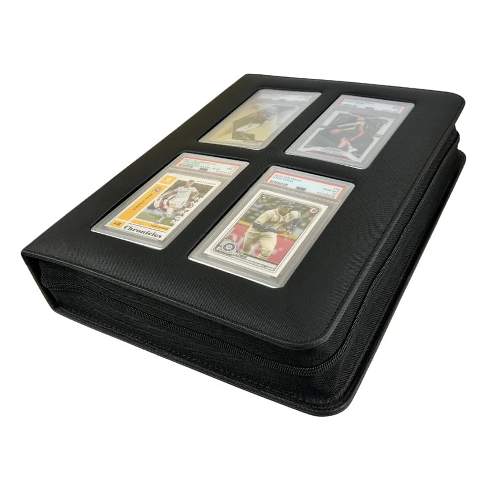 Evoretro - Premium Card Slab Binder with Window Black