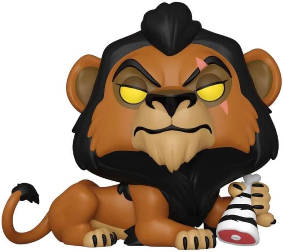 Funko - Lion King - POP! Disney - Vinyl Figure - Scar w/Meat 9 cm