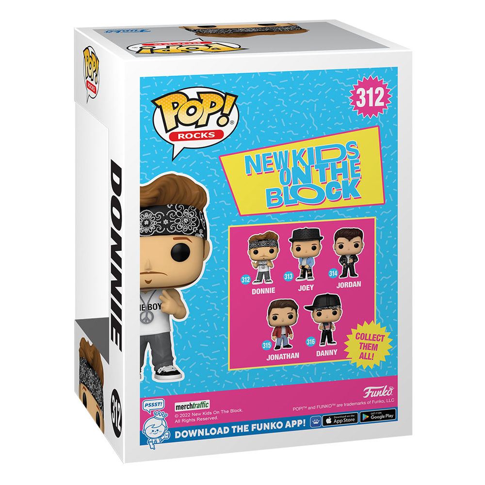 New Kids on the Block POP! Rocks Vinyl Figure Donnie 9 cm