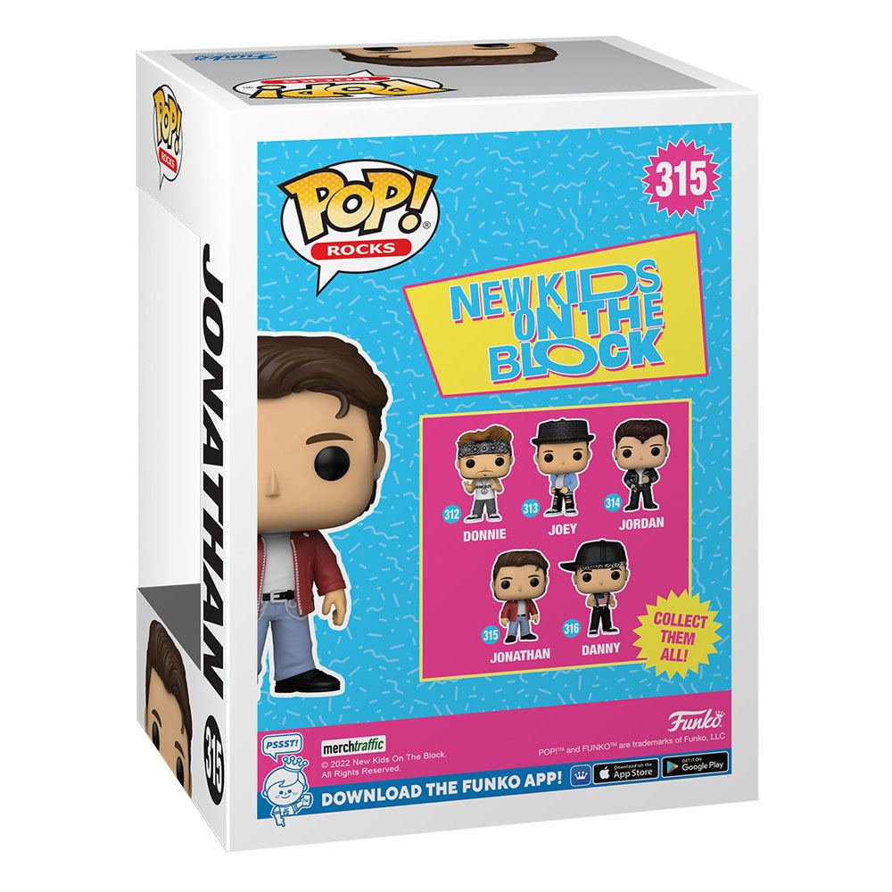 New Kids on the Block POP! Rocks Vinyl Figure Jonathan 9 cm