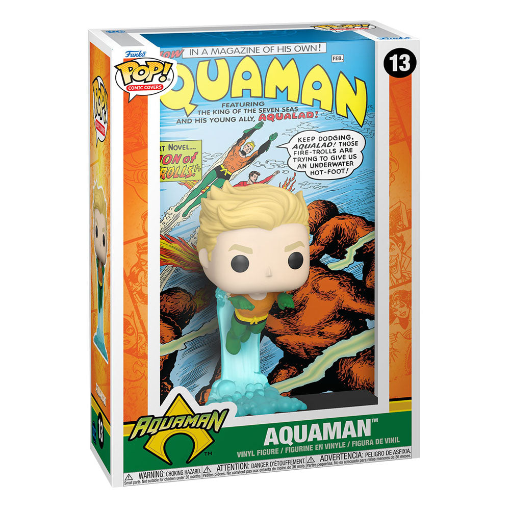 DC Comics POP! Comic Cover Vinyl Figure Aquaman 9 cm