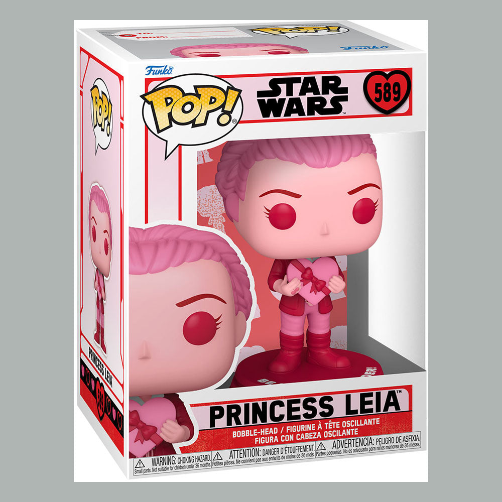 Star Wars POP! Valentines S3 Leia Vinyl Figure 9 cm