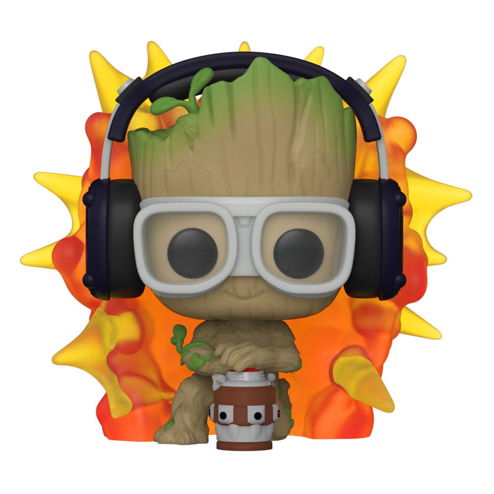 I Am Groot POP! Marvel TV Vinyl Figure Groot w/ Detonator 9cm!