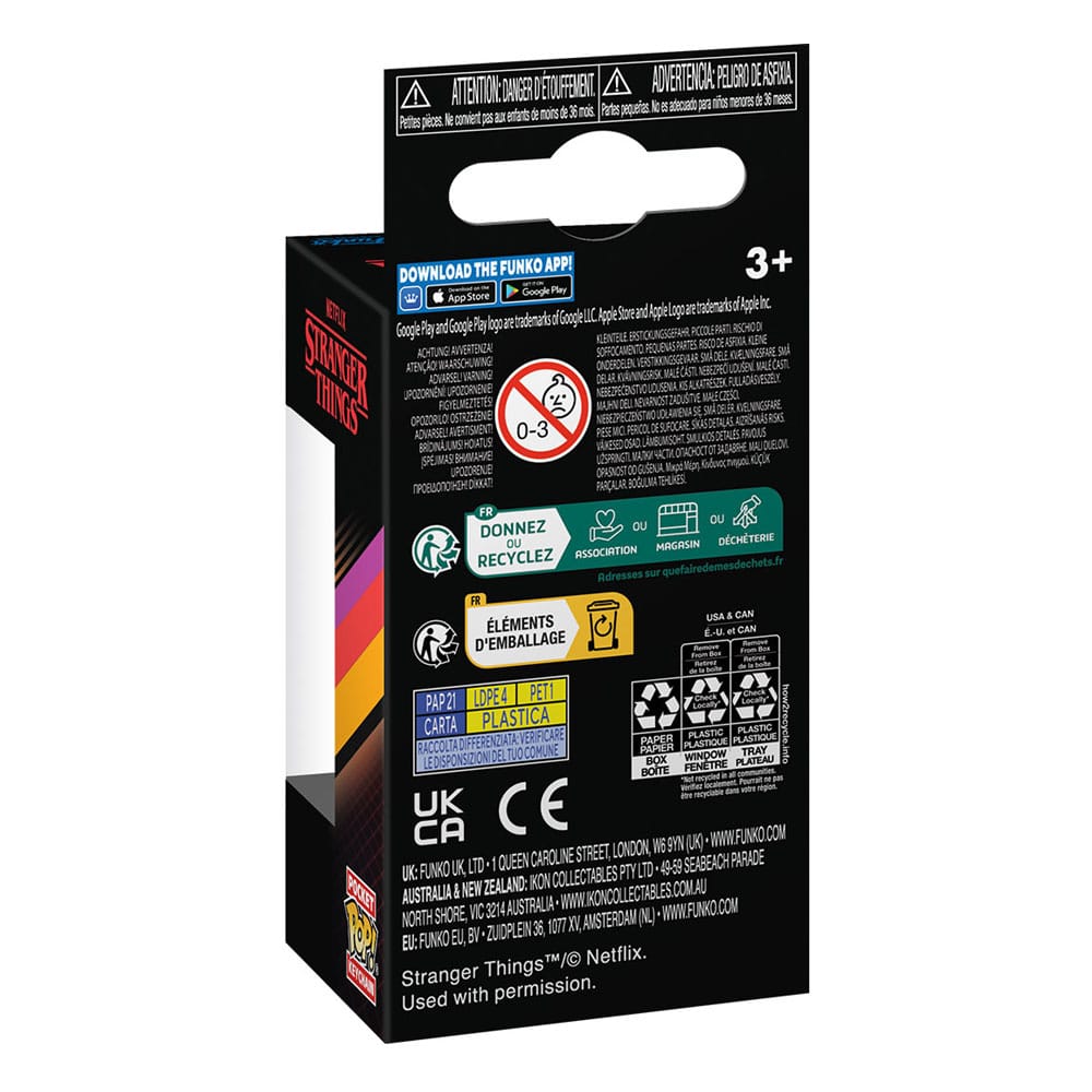 Stranger Things POP! Vinyl Keychains 4 cm Eddie