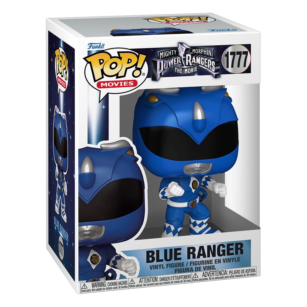 Mighty Morphin Power Rangers: The Movie POP! Movies Vinyl Figures Blue Ranger 9 cm