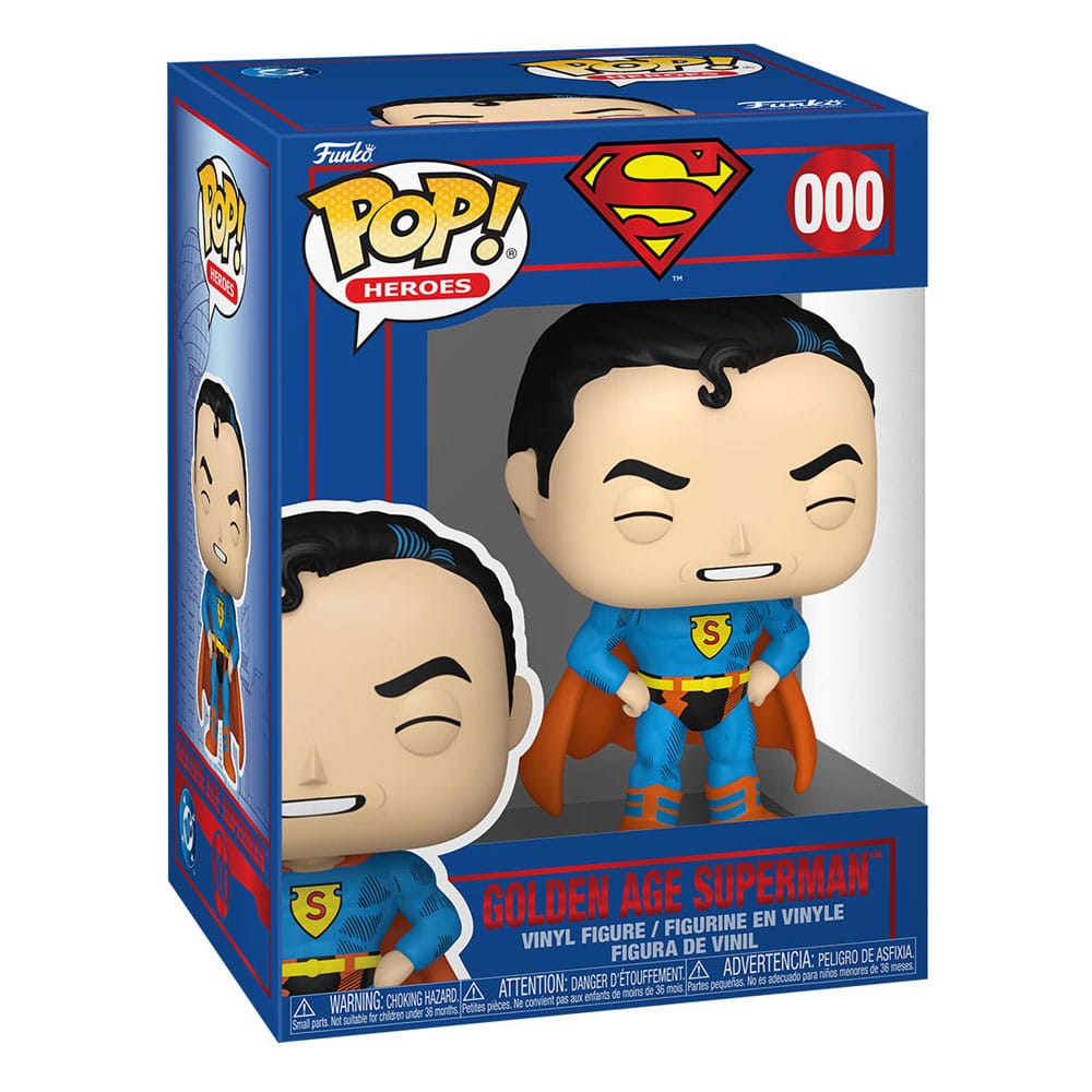 DC Comics POP! Heroes Vinyl Golden Age Superman 9 cm