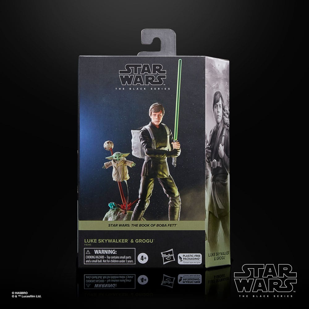 Star Wars: The Book of Boba Fett Black Series Action Figure 2-Pack Luke Skywalker & Grogu 15 cm