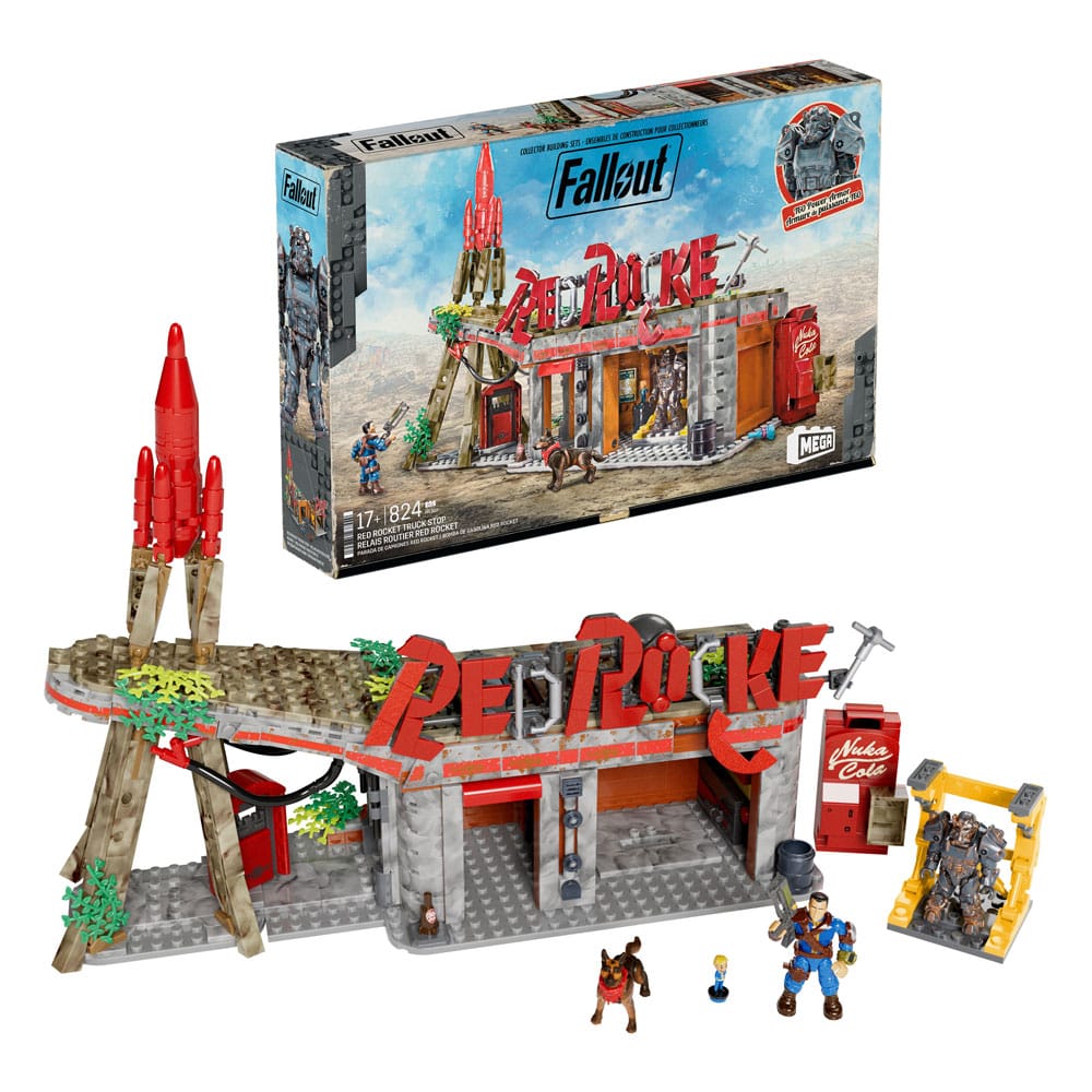 Mattel - Fallout MEGA Construction Set Red Rocket Truck Stop